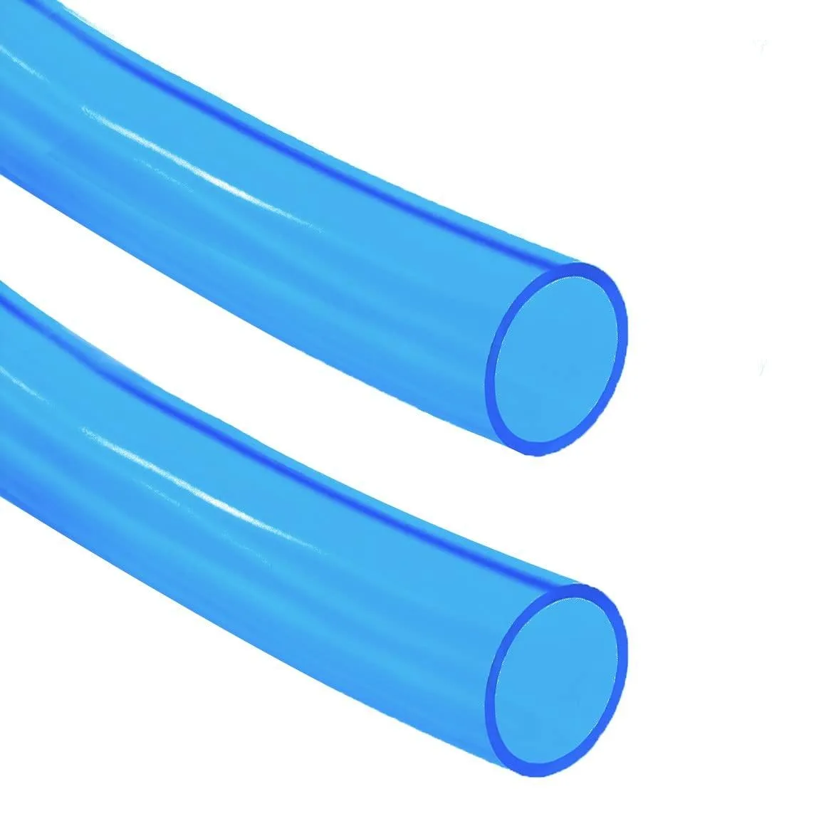 Blue PVC soft tube roll 400 cm 10/13 mm