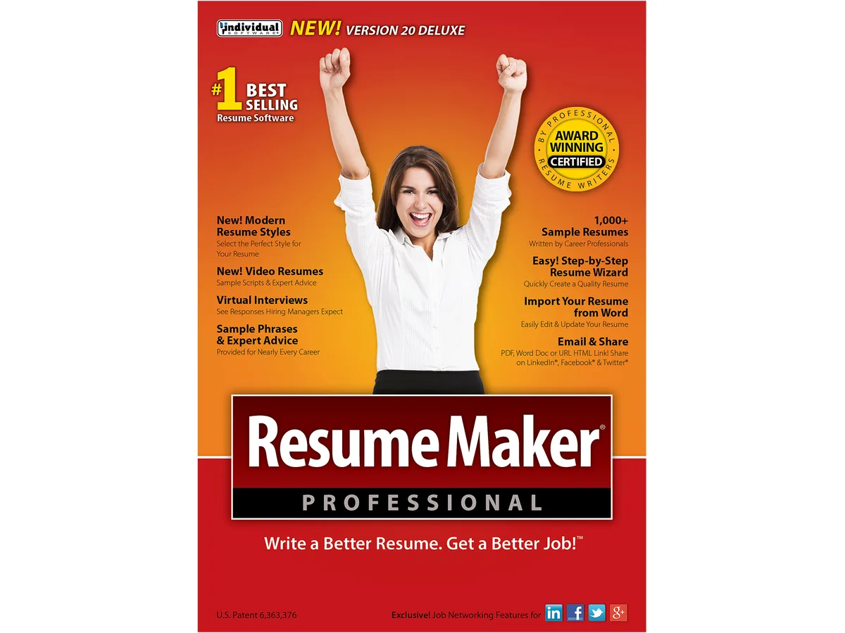 Individual Software Individual Software PMM-R20 ResumeMaker Professional Deluxe 20 accounting — fotografia produktu