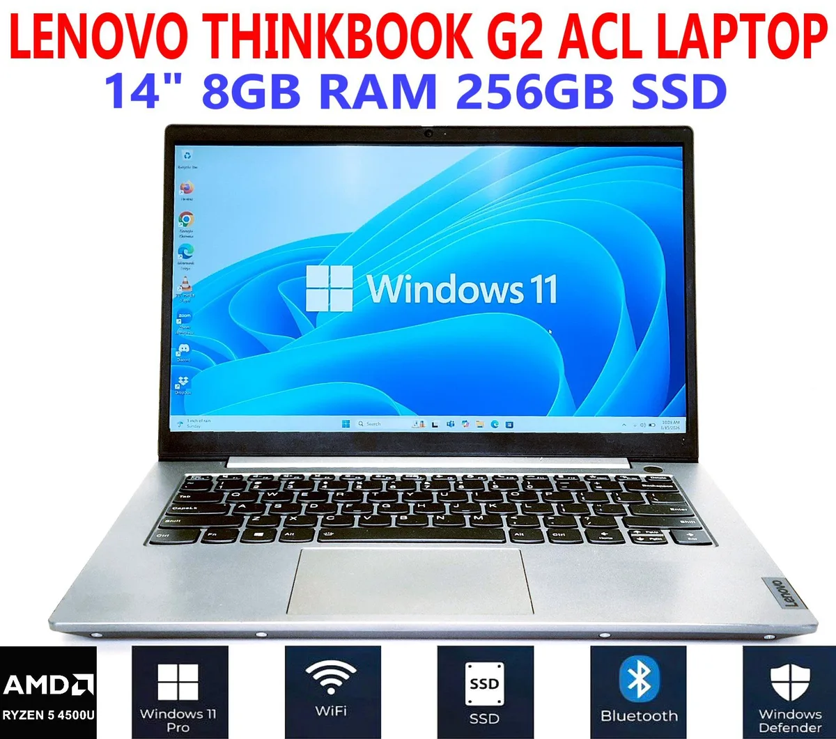 Lenovo Lenovo ThinkBook G2 ACL 14" AMD Ryzen 5 4500U 8GB 256GB business laptop — foto del producto