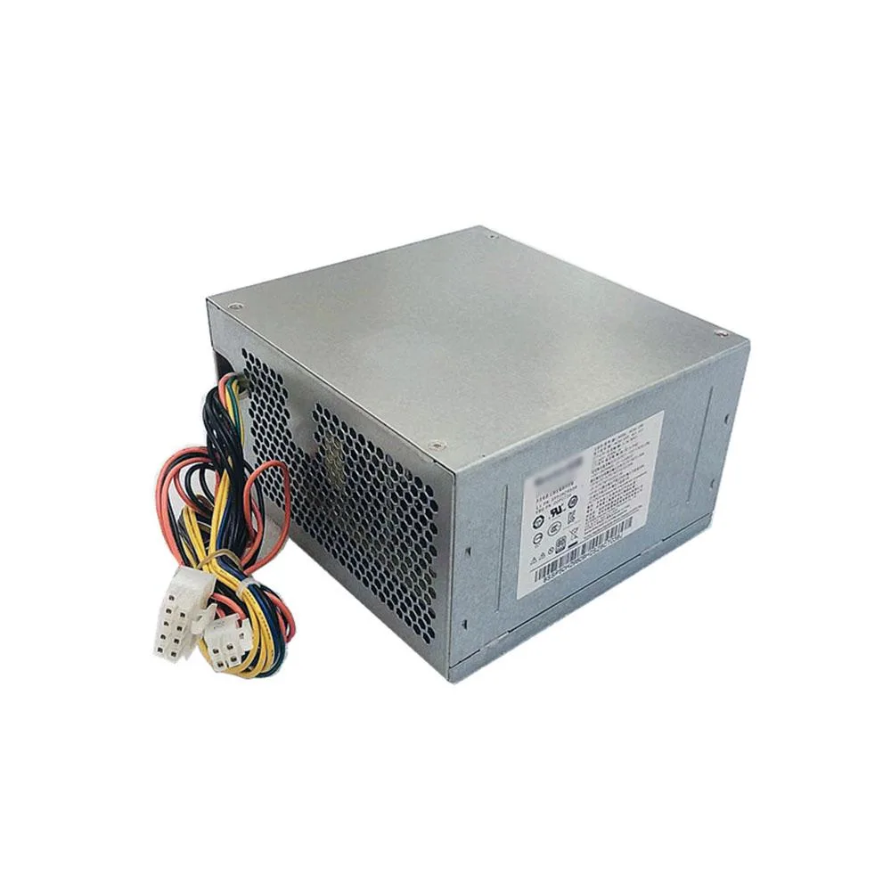 Silver server power supply unit with 10-pin and 4-pin connectors