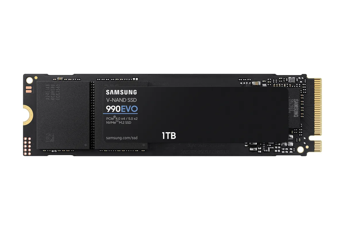 SAMSUNG SAMSUNG 990 EVO 1TB M.2 2280 internal SSD MZ-V9E1T0B/AM — product photo