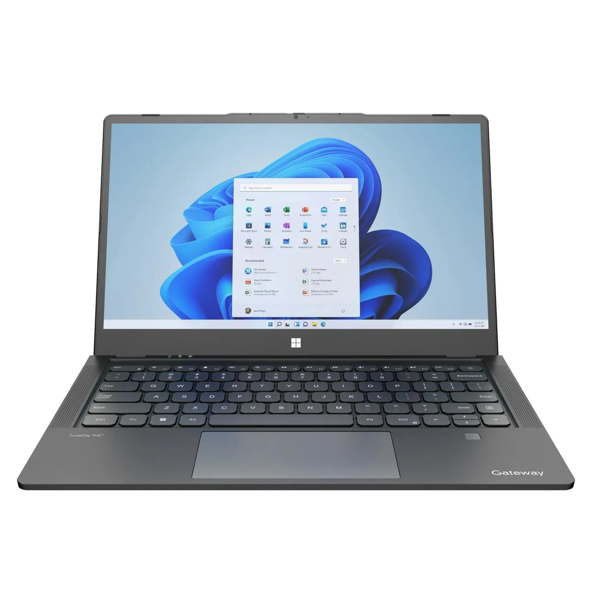 Black 14 inch ThinkPad T14s Gen 2 laptop closed lid matte finish