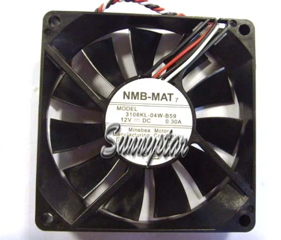 OEM Industries OEM Industries 3106KL-04W-B59 CB1 80mm 12V 0.3A 3-Pin CPU Cooler — product photo
