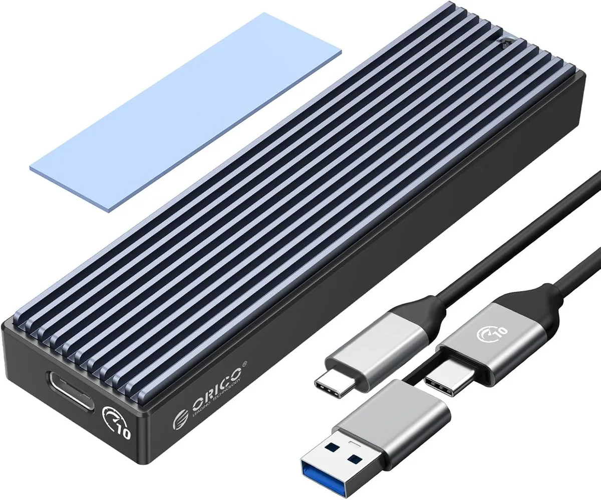 Orico Orico M2PVM M.2 NVMe SATA enclosure USB 3.1 Gen 2 10 Gbps 2230 2242 2260 2280 — photo du produit