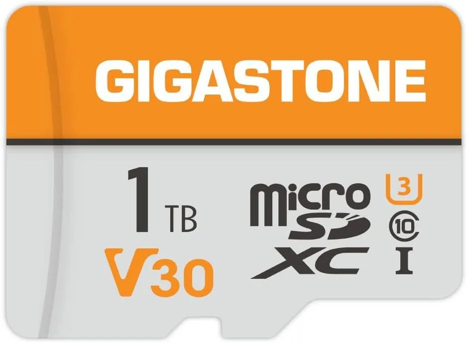 Gigastone Corporation Gigastone 1TB microSDXC V30 4K 140MB/s memory card — 제품 사진