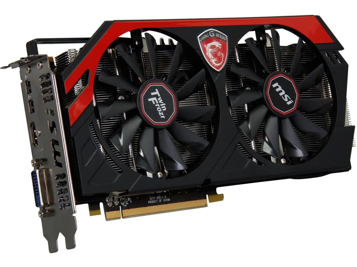 MSI MSI R9 280X Gaming 3G Twin Frozr IV graphics card — Produktfoto