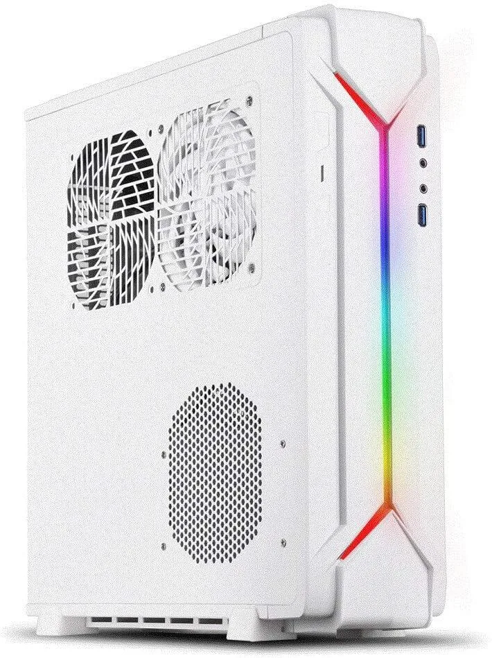 Silverstone Technology Silverstone Technology RVZ03-ARGB Mini-ITX PC Case, White — Produktfoto