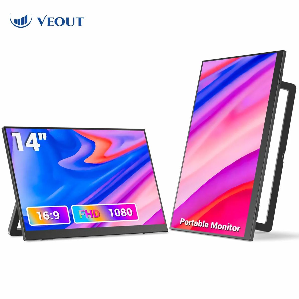 Vielgluck Vielgluck 14" 1080x1920 60Hz 1ms portable gaming monitor — Produktfoto