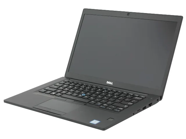 Silver 12.5 inch Dell Latitude laptop closed on light background