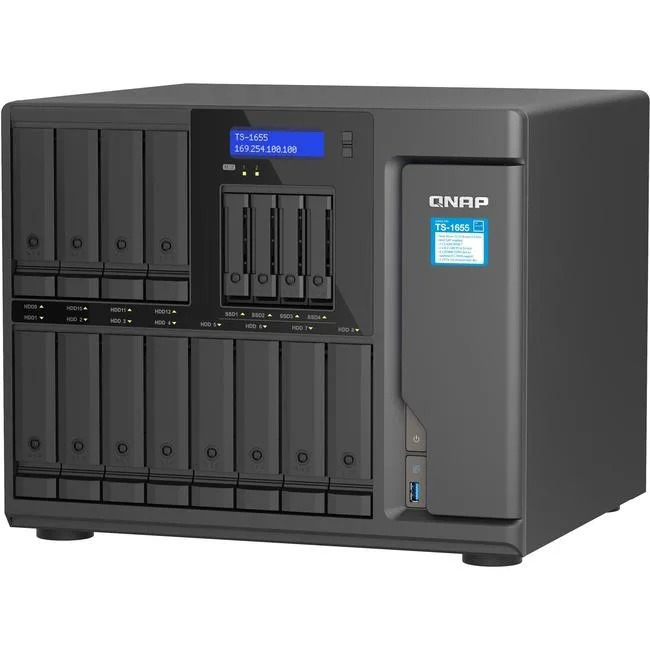 Qnap Qnap TS-1655-8G-US 16-bay rackmount NAS — Produktfoto