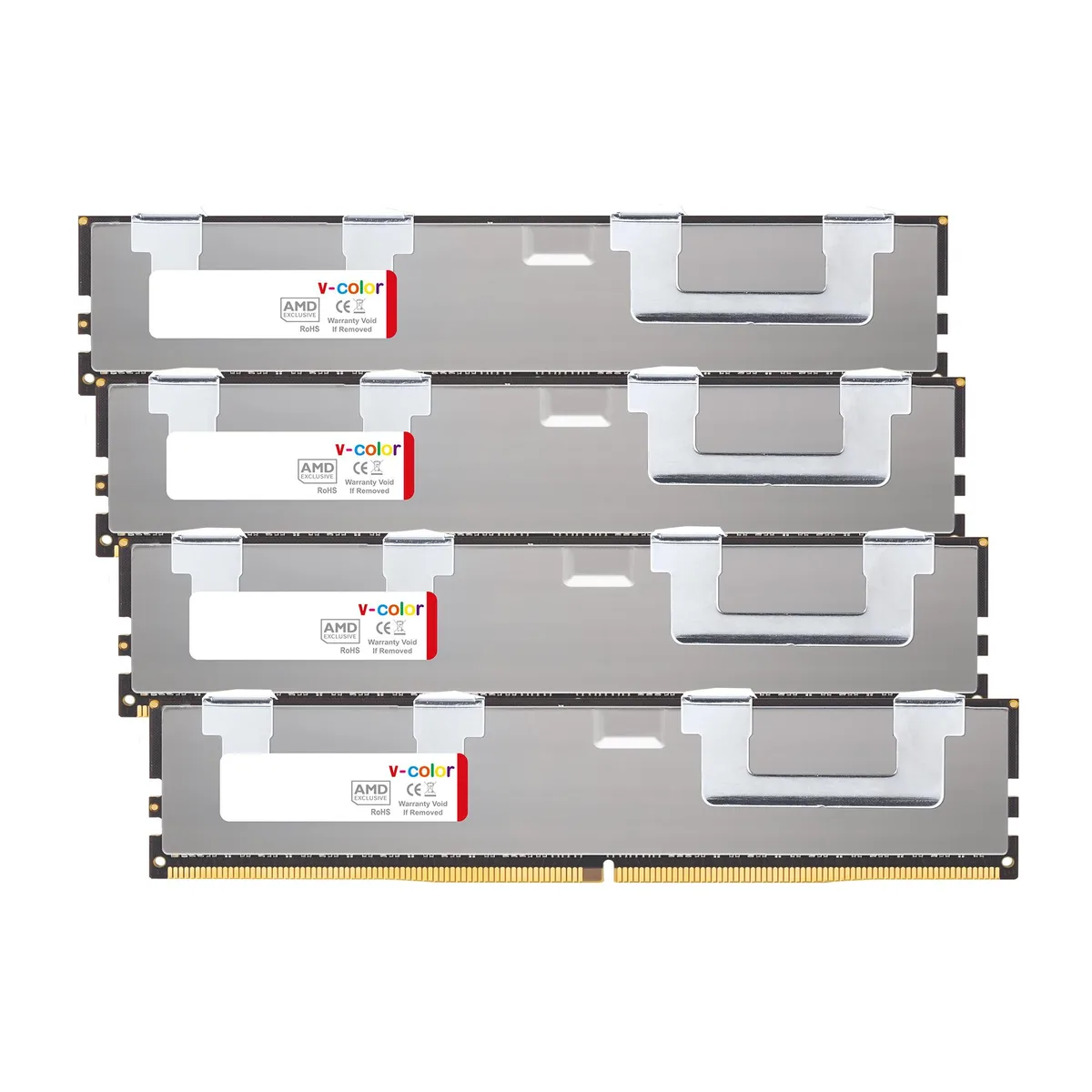 V-color V-color OC R-DIMM DDR5 64GB (4x16GB) 5600MHz CL36 ECC Registered 1.25V AMD EXPO — product photo