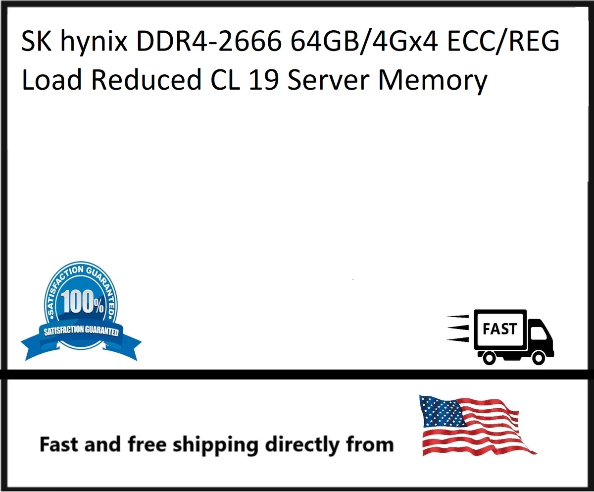 SK hynix SK hynix HMAA8GL7AMR4N-VK Load Reduced DDR4-2666 64GB CL19 ECC Registered server RAM — صورة المنتج
