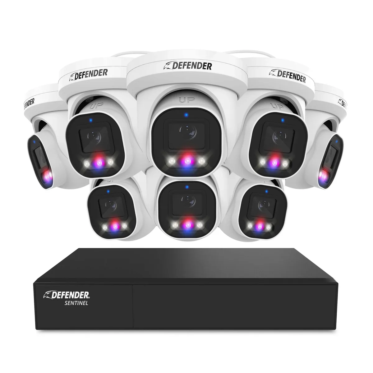 Defender Defender Sentinel Pro Turret 4K 8CH NVR PoE 8 Cameras 1TB — product photo