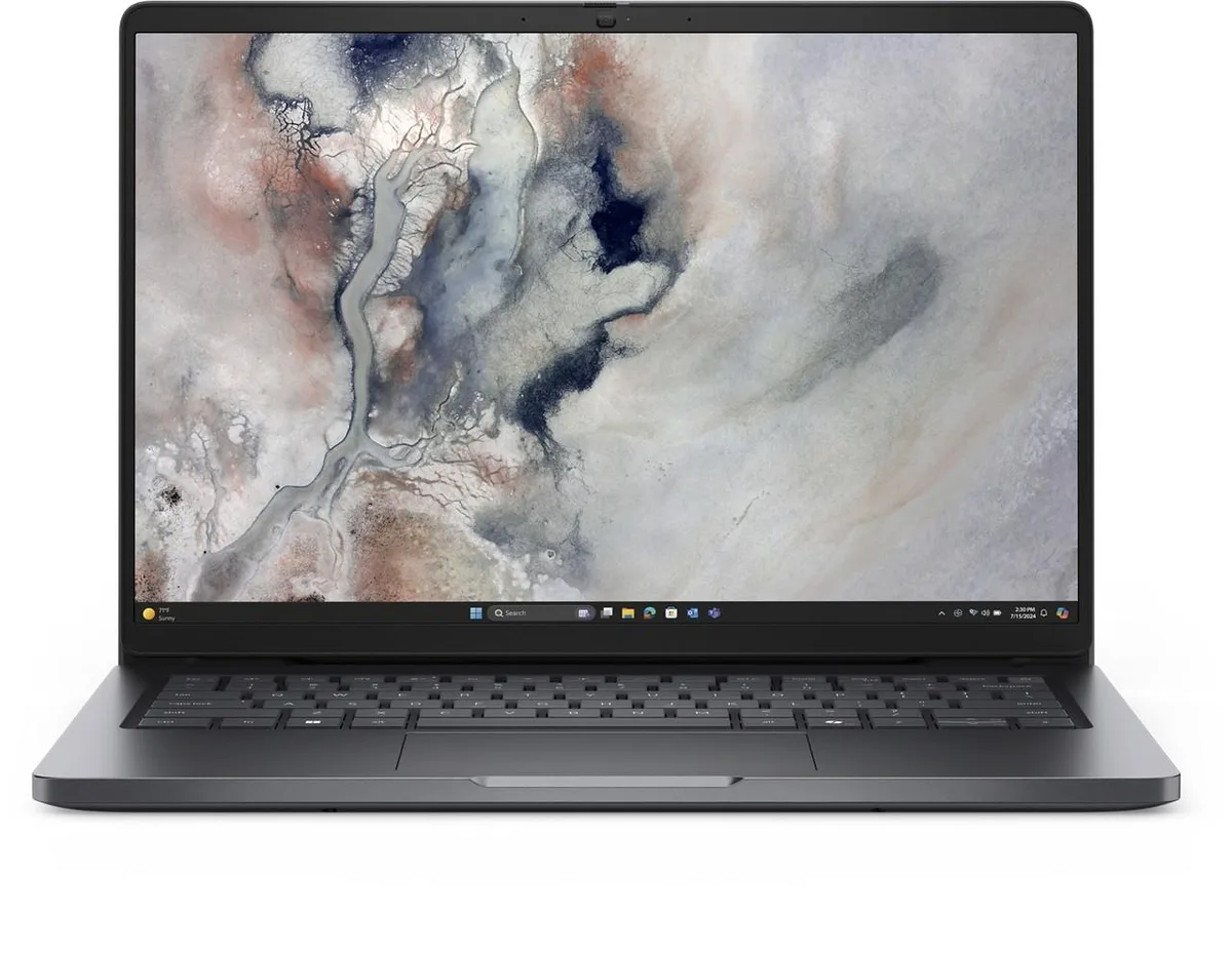 Dell Pro 14 laptop in magnetite textured finish, 14 inch display, closed lid
