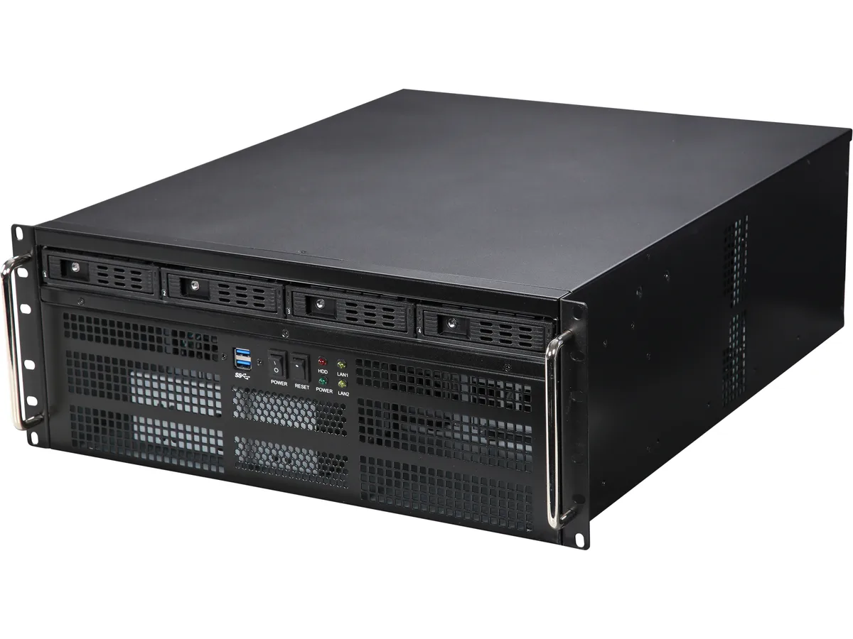 Athena Power Athena Power RM-4U8G1043 4U rackmount server chassis — vörumynd