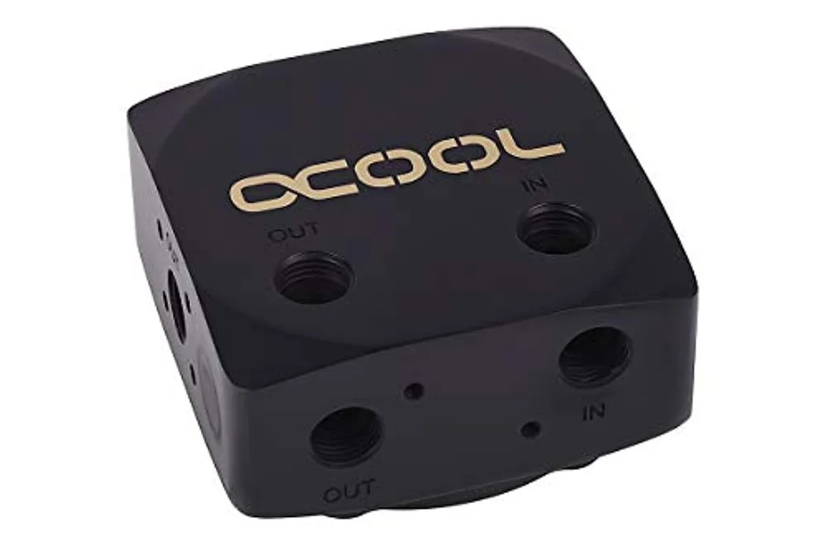 Alphacool Alphacool 13320 Eisdecke D5 Brass Top Deep Black — fotografia produsului