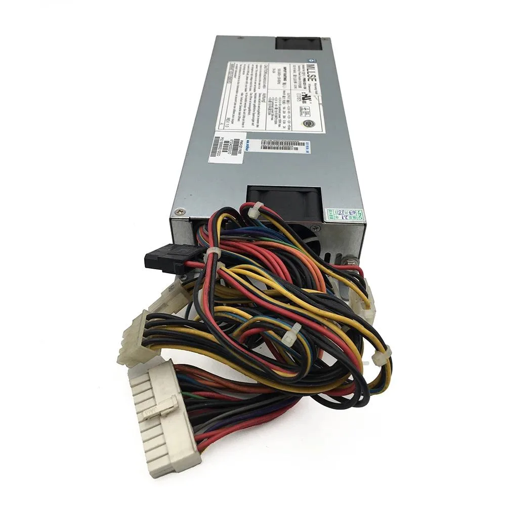 Silver 1U server PSU with 24-pin connector