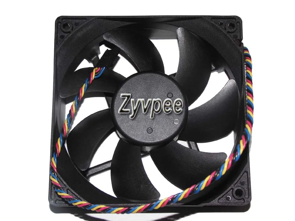 Zyvpee Zyvpee PV123812DSPF 01 NN495 120mm 38mm 12V 0.9A 4-wire case fan — ภาพสินค้า