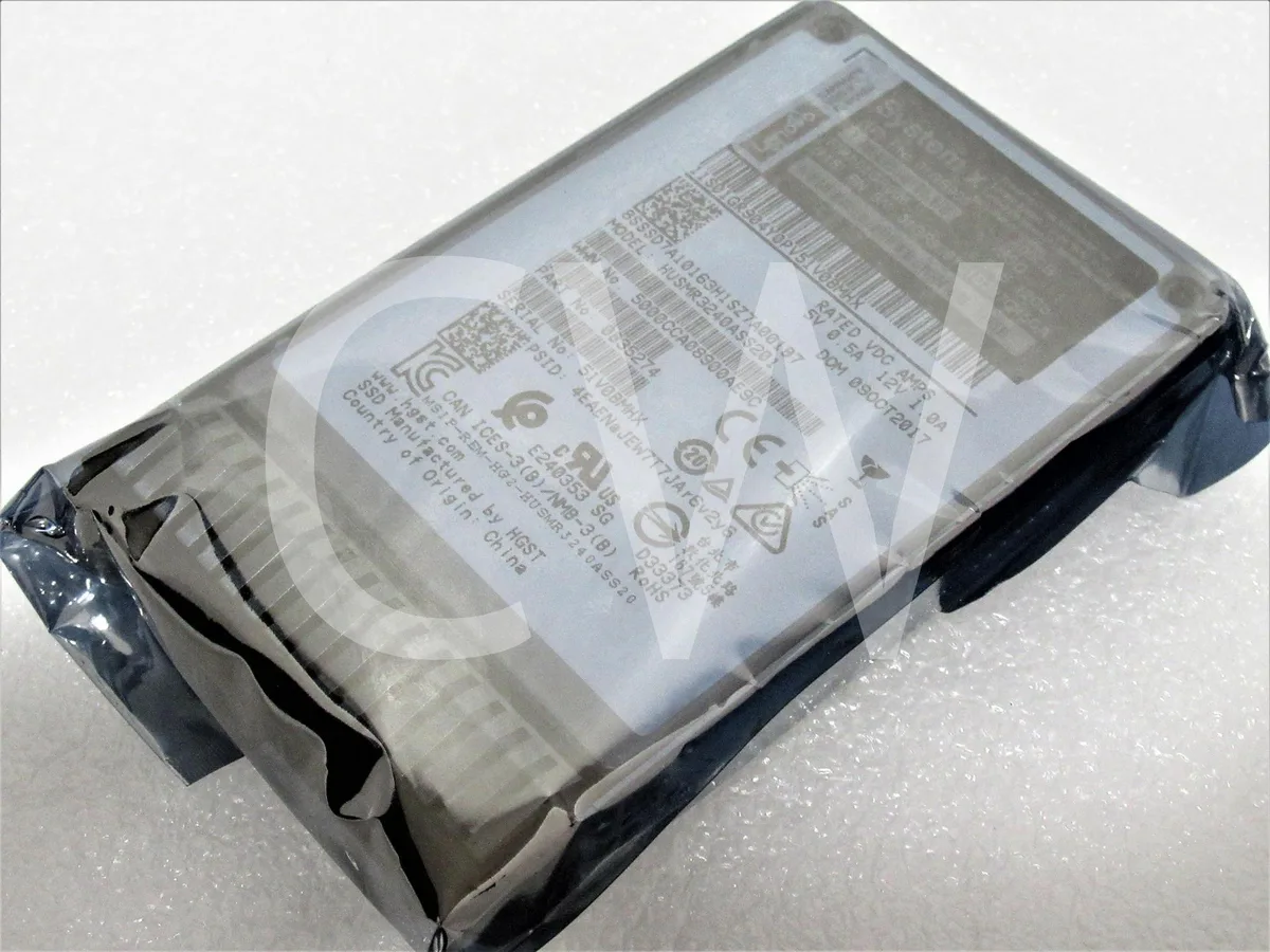 2.5 inch SAS SSD in silver metal caddy tray