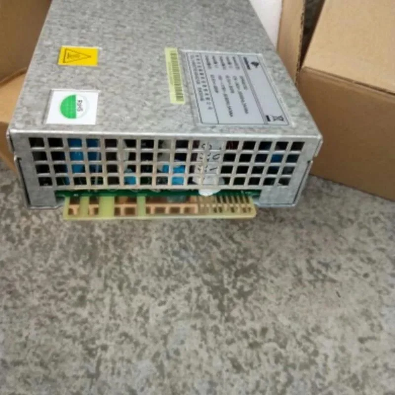 Rectangular ATX power supply unit in matte black finish