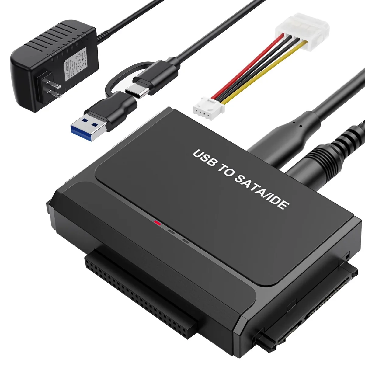  SoNNeT SA39-ADAPTER-US USB 3.0 &amp; Type C to IDE SATA Hard Drive Adapter — ภาพสินค้า