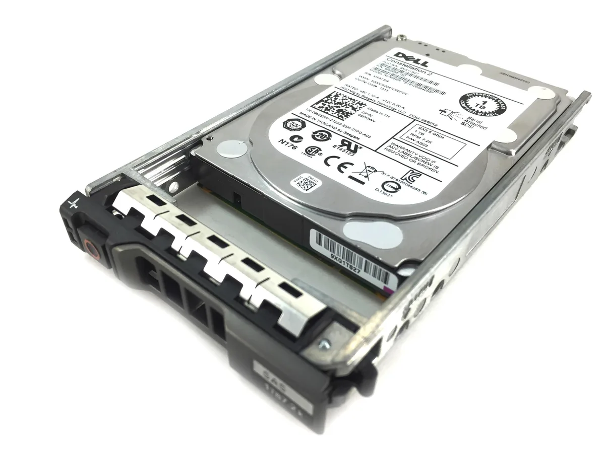 DELL DELL 9W5WV 1TB 7.2K SAS 2.5" internal hard drive — produktfoto