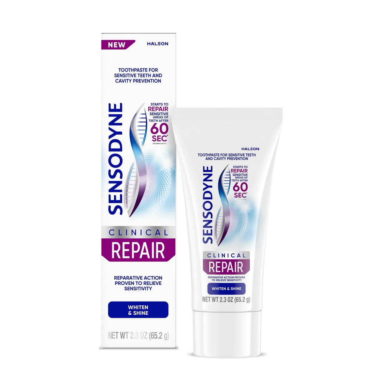  Sensodyne 60000000212519 Clinical Repair Whiten &amp; Shine Toothpaste 2.3 oz — product photo
