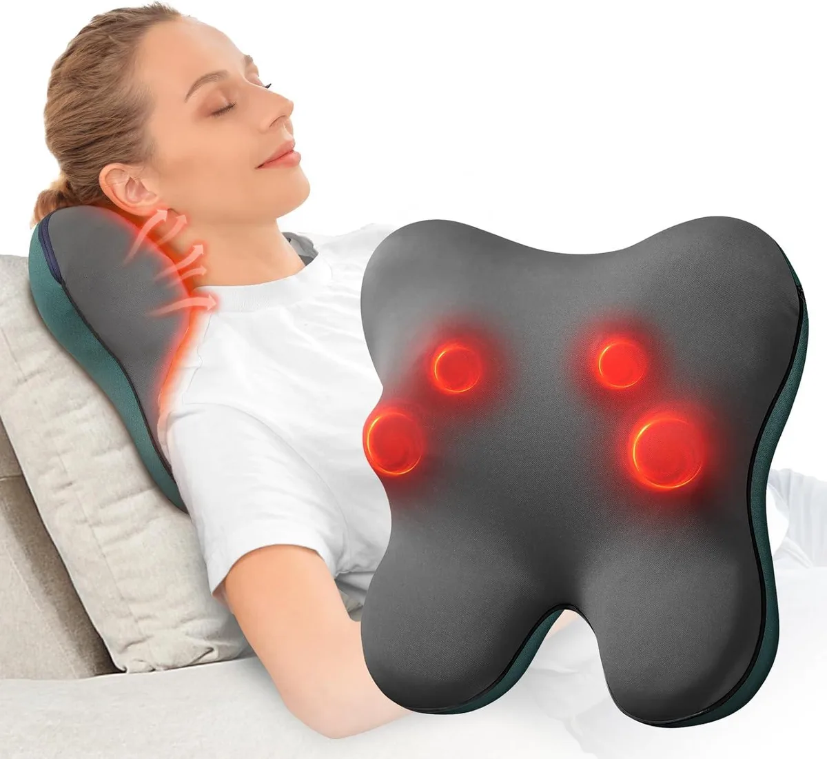 Bob and Brad Bob and Brad EZBack Back Massager with Heat Green — foto produk