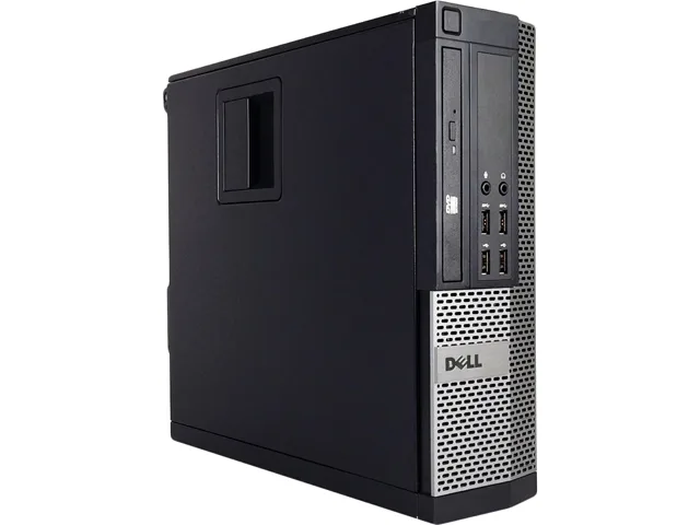 Small black desktop tower, compact SFF chassis