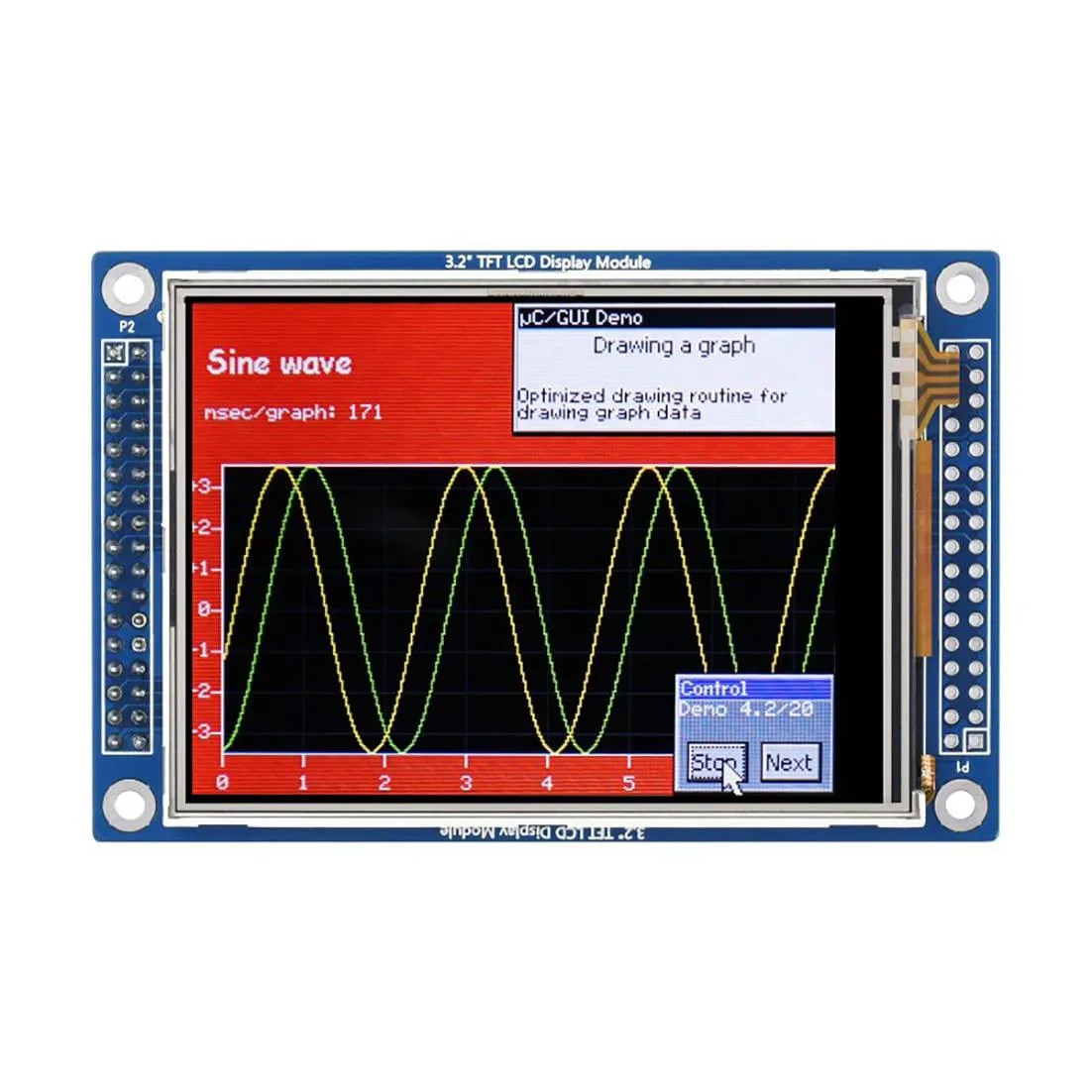 LORDWORLD LORDWORLD 3.2 Inch 320x240 LCD Touch Panel ILI9341 XPT2046 development board — صورة المنتج