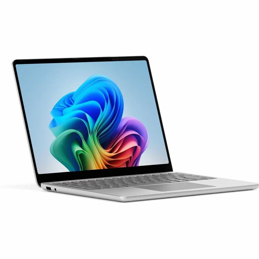 Platinum 13 inch Surface Laptop with standard battery and AC adapter
