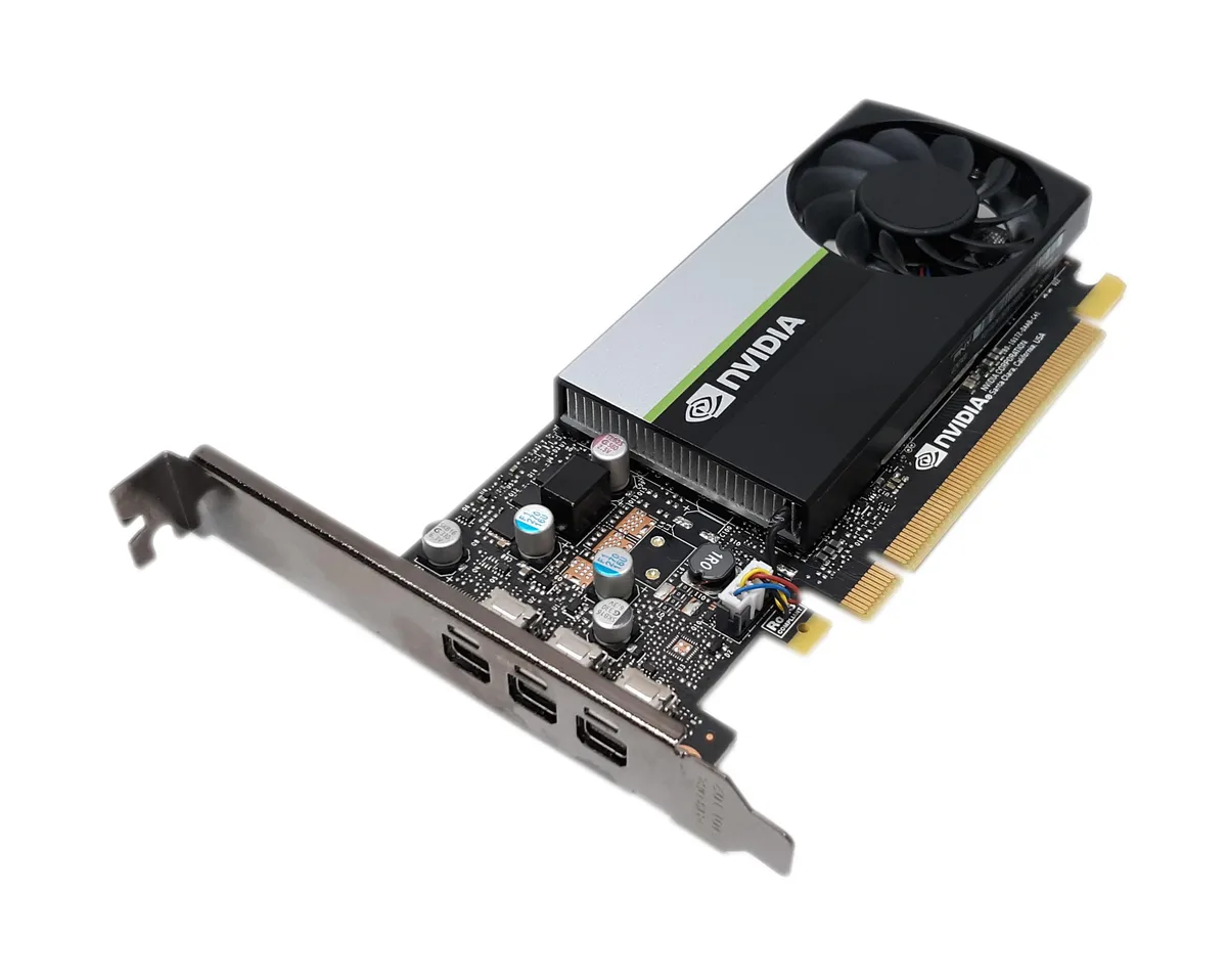 PNY Nvidia T400 single-slot graphics card with three mini DisplayPort outputs