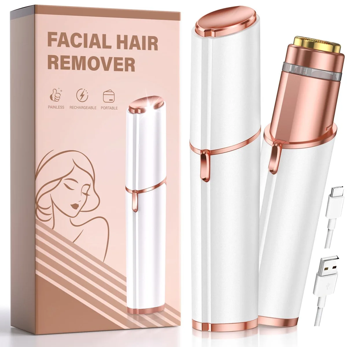  bissuuy BZ-217B White shavers for women 70 min 0.04 kg — ภาพสินค้า
