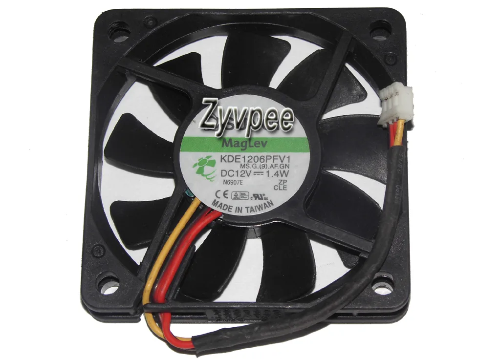 Zyvpee Zyvpee KDE1206PFV1 60mm 12V 1.4W 3-pin case fan — صورة المنتج