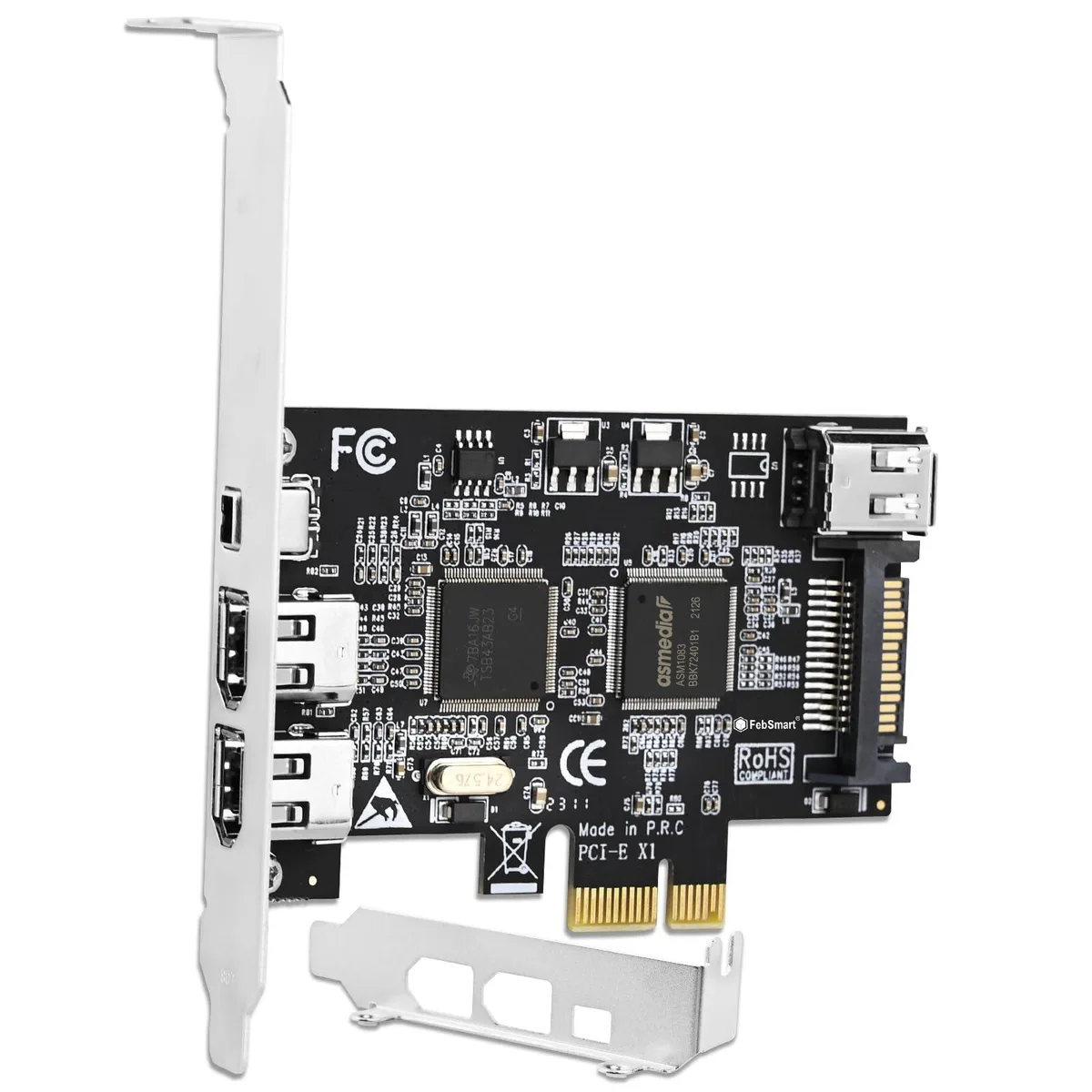  HP FS-FW400 4-Port PCIe FireWire 1394A Card — صورة المنتج