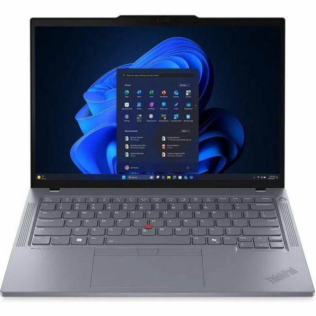 Gray 14 inch ThinkPad T14 Gen 6 touchscreen laptop closed clamshell