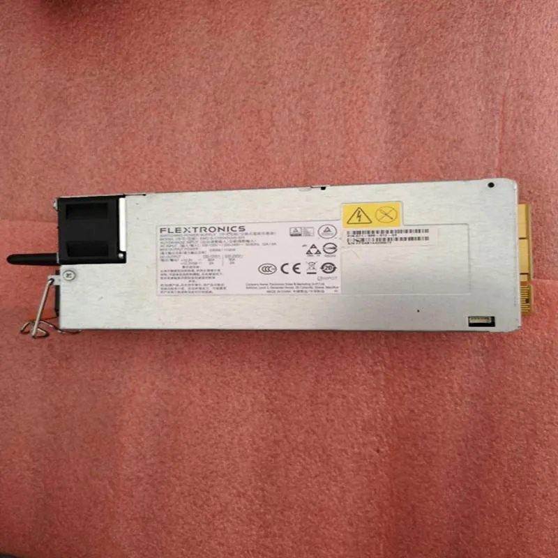 Silver rectangular ATX power supply unit with model label