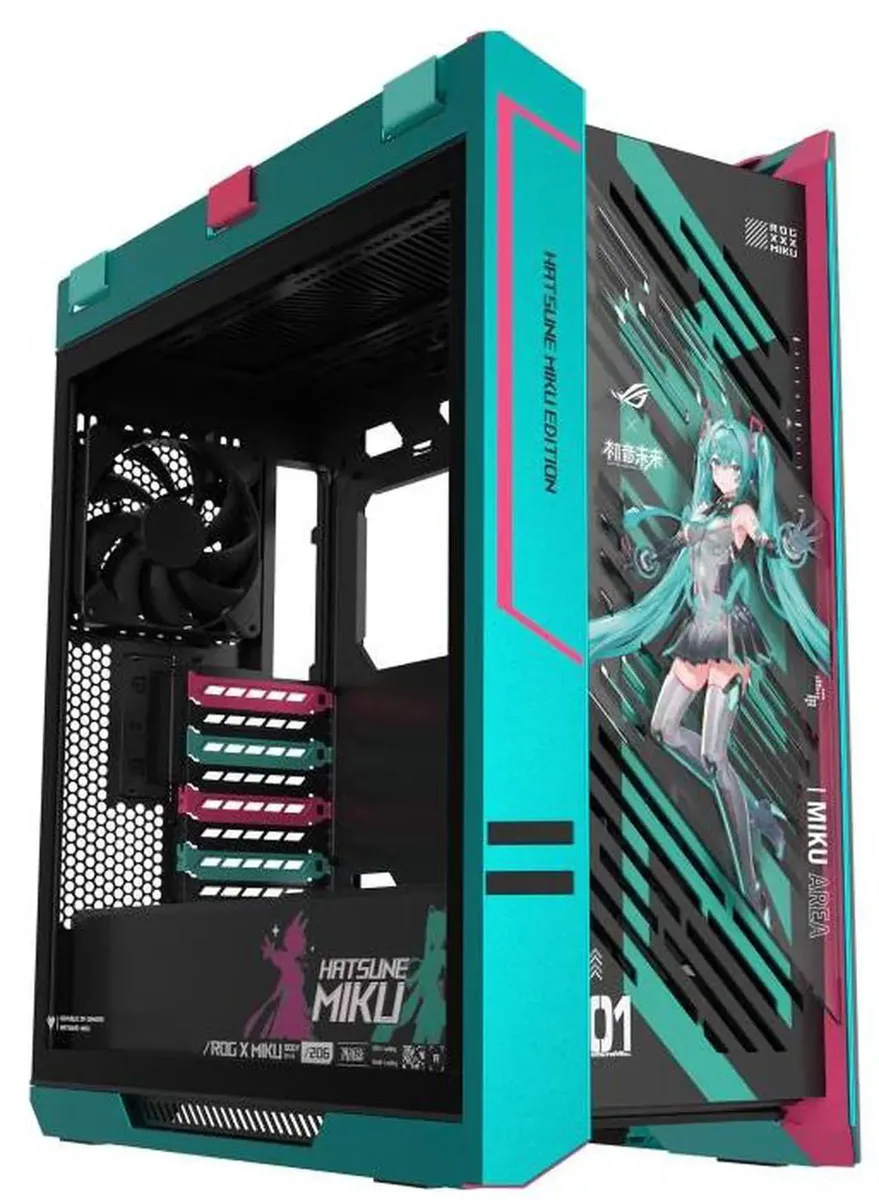 ASUS ASUS ROG Strix Helios GX601S HATSUNE MIKU Edition PC case — photo du produit