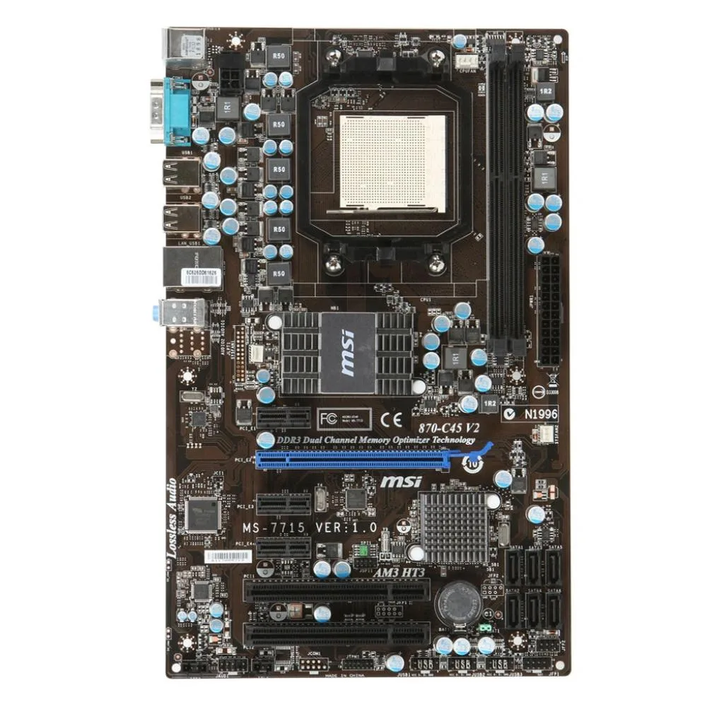 MSI MSI 870-C45 V2 AMD motherboard Socket AM3 770 chipset — product photo