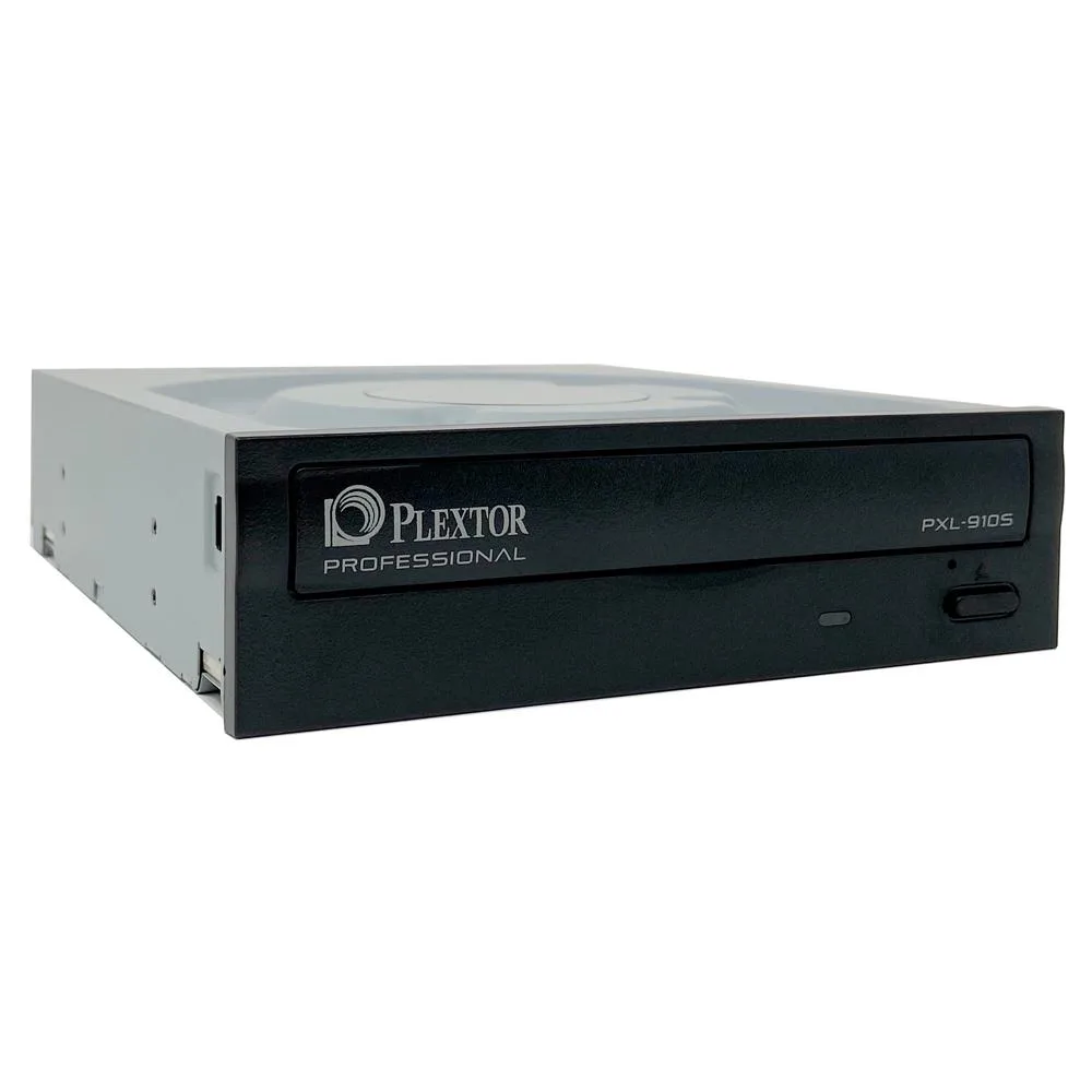 Silver 5.25 inch internal DVD burner with SATA connectors