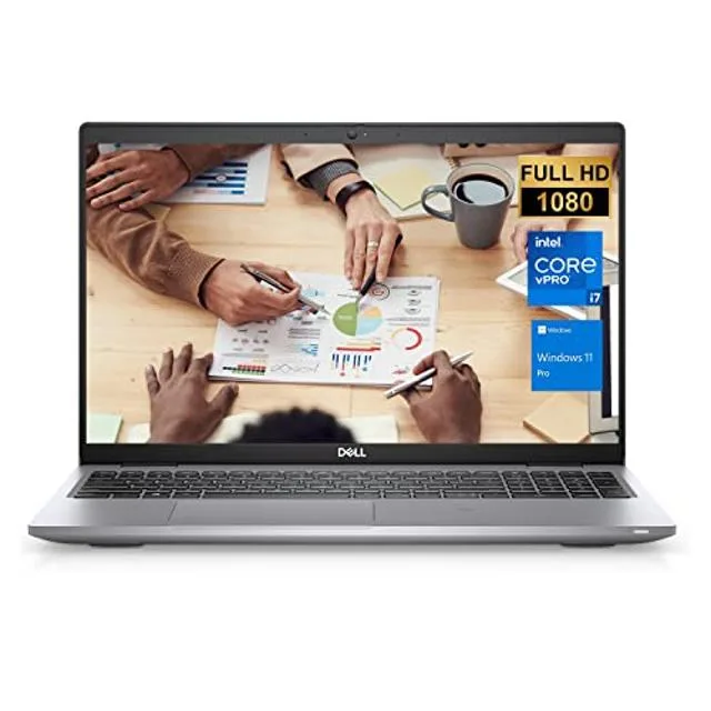 Silver-grey 15.6-inch Dell Precision 3560 laptop closed on a flat surface
