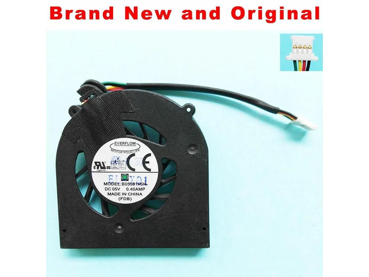 Fans Fans Dell XT XT2 CPU cooler B055011SH 5V .4A FDB — fotografia produktu
