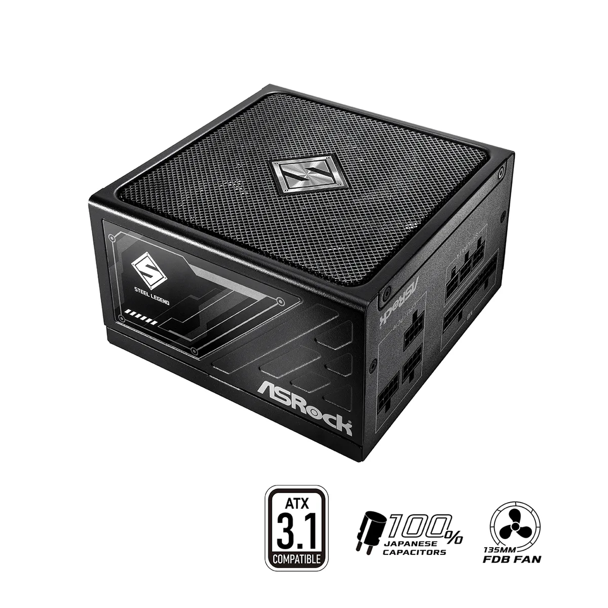 ASRock ASRock SL-650G 650W ATX 3.1 power supply — product photo