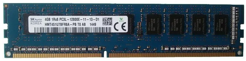 SK hynix SK hynix HMT451U7BFR8A-PB 4GB DDR3 1600MHz ECC Unbuffered CL11 1.35V server RAM — φωτογραφία προϊόντος