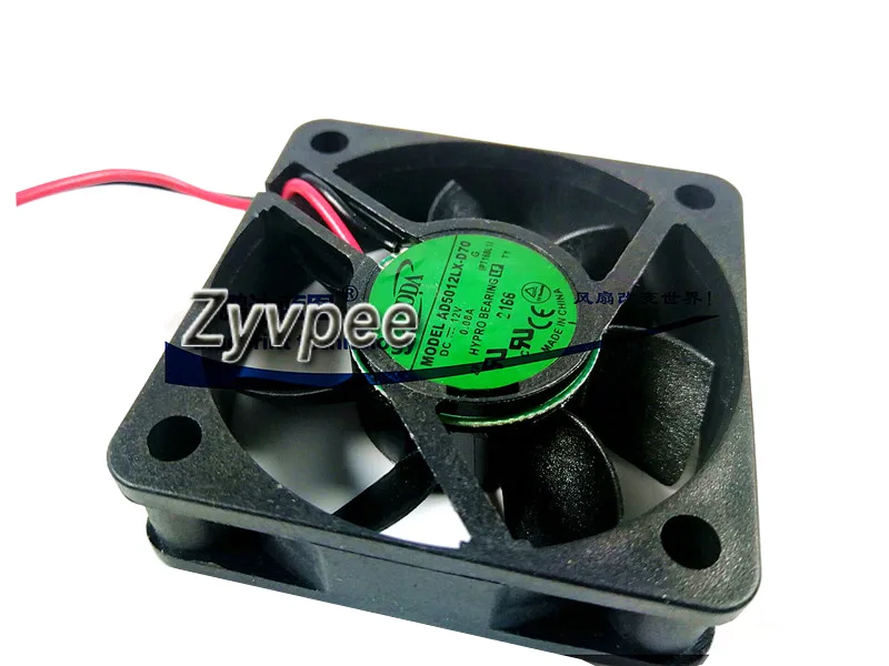 Zyvpee Zyvpee AD5012LX-D70 50x15mm 12V 0.08A 2-pin case fan — product photo