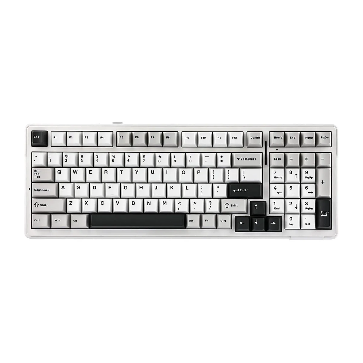 Epomaker Epomaker F99 96% Gasket Wireless Gaming Keyboard 99 Keys 8000mAh White Grey Nimbus V3 Switch — product photo