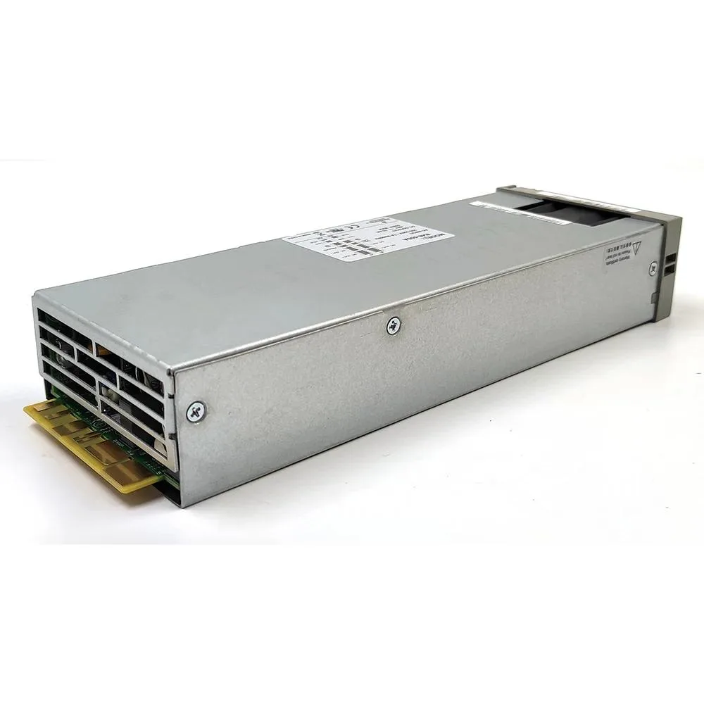 Rectangular ATX power supply unit in matte black finish