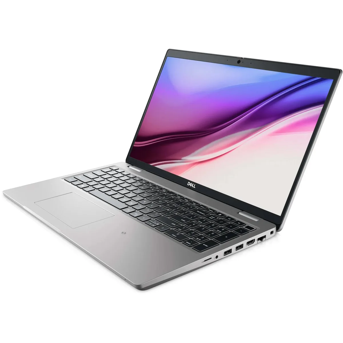 Grey 15.6 inch laptop closed matte finish Dell Latitude 5521