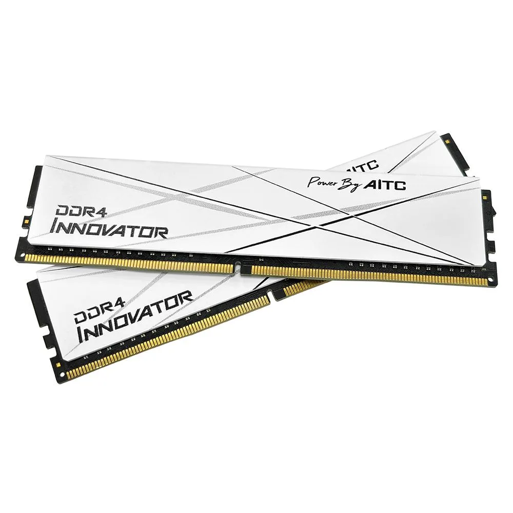 KINGSMAN GAMING KINGSMAN GAMING INNOVATOR 16GB (2x8GB) DDR4 3200 CL16 White desktop RAM — product photo