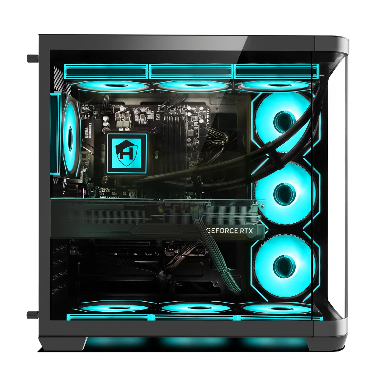 HAJAAN HAJAAN Gaming PC i9-14900K RTX 5070 64GB DDR5 2TB NVMe — photo du produit